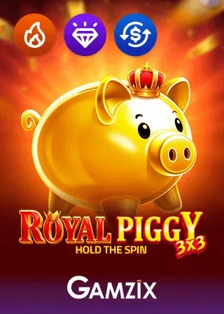3x3 Royal Piggy Hold the Spin by Gamzix at Big Candy