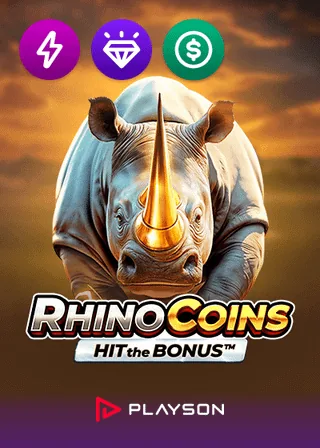 Rhino Coins Hit the Bonus by Playson at Big Candy